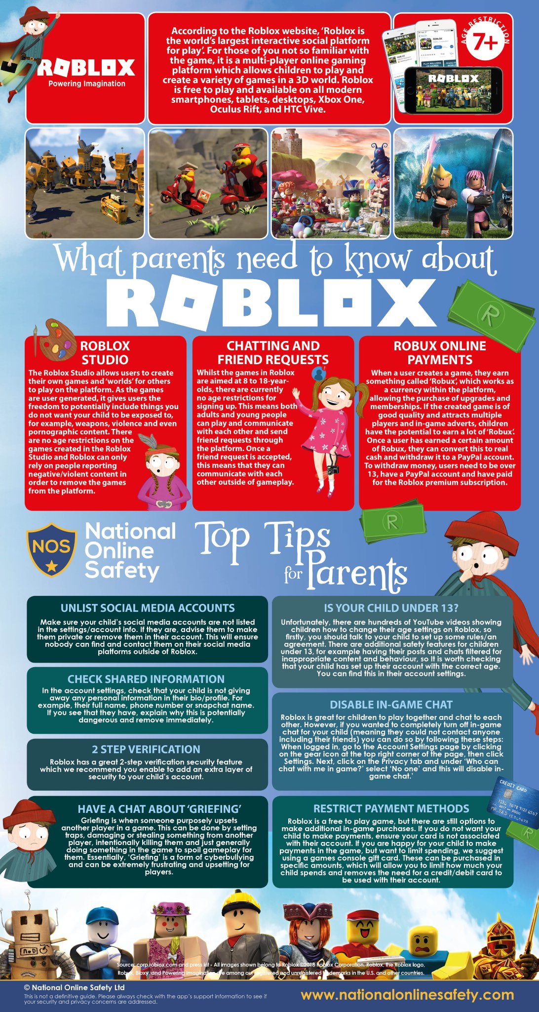 Roblox - what parents need to watch out for and how to sort secuirty